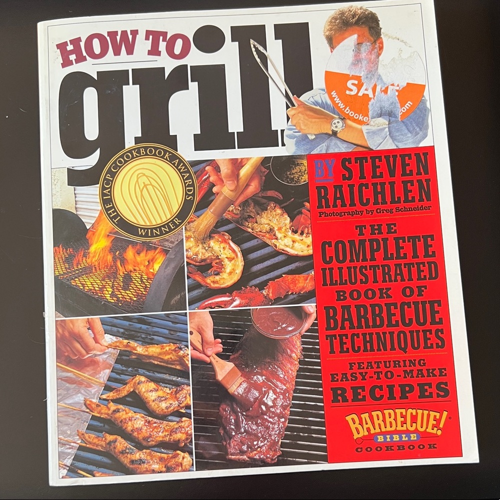 2001 1st Edition Steven Raichlen How To Grill Cook Book Barbecue Bible